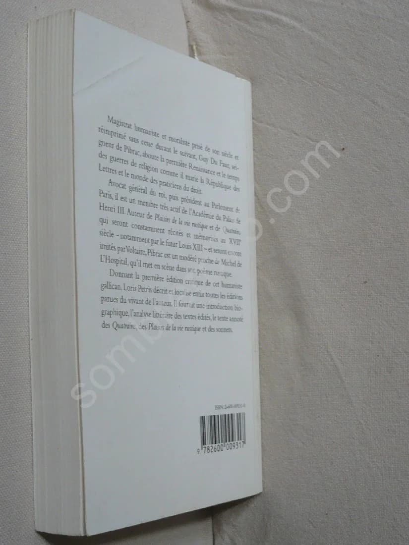 Guy du Faur de Pibrac. Les Quatrains - Les Plaisirs de la Vie Rustique et autres Poésies - Image 3