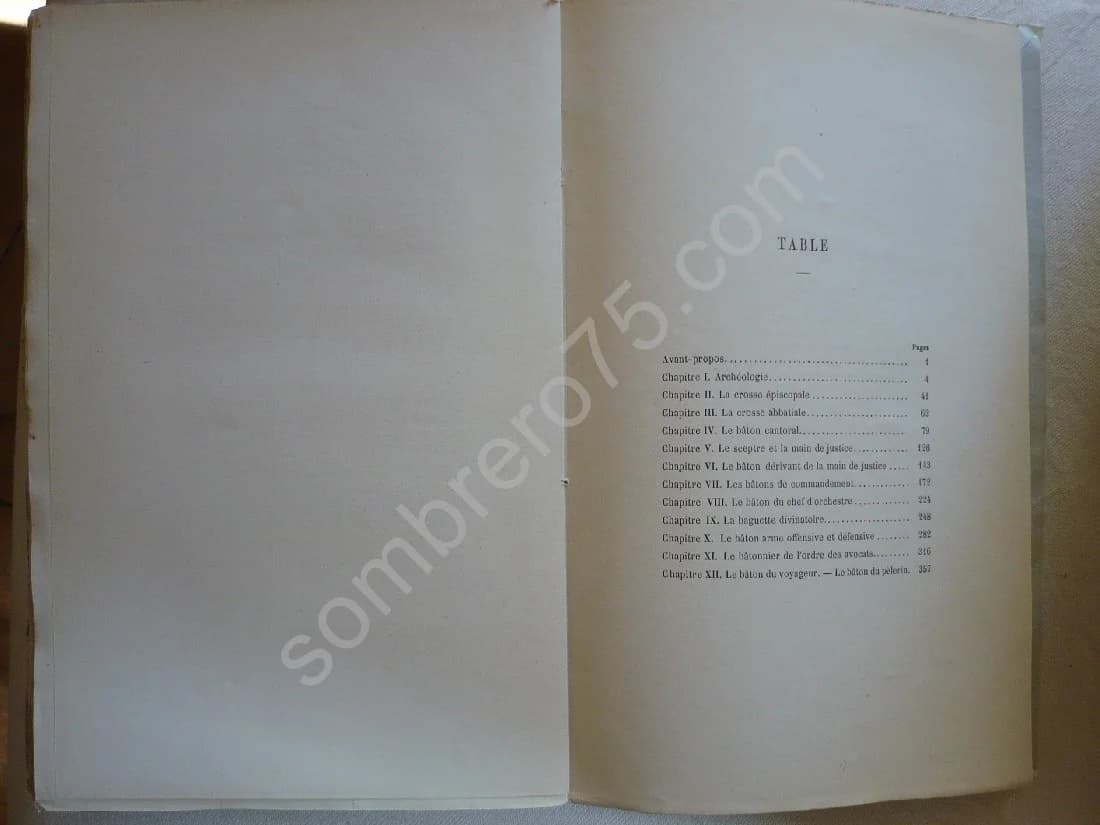 Le Bâton, Étude Historique et Littéraire 1876. Auguste LAFORET - Image 7