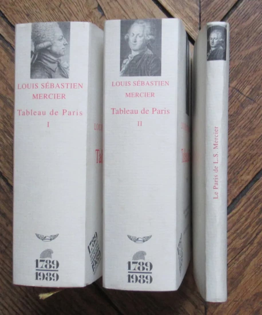 Louis Sébastien MERCIER. Tableau de Paris 2 Tomes + Le Paris cartes et index - Image 2