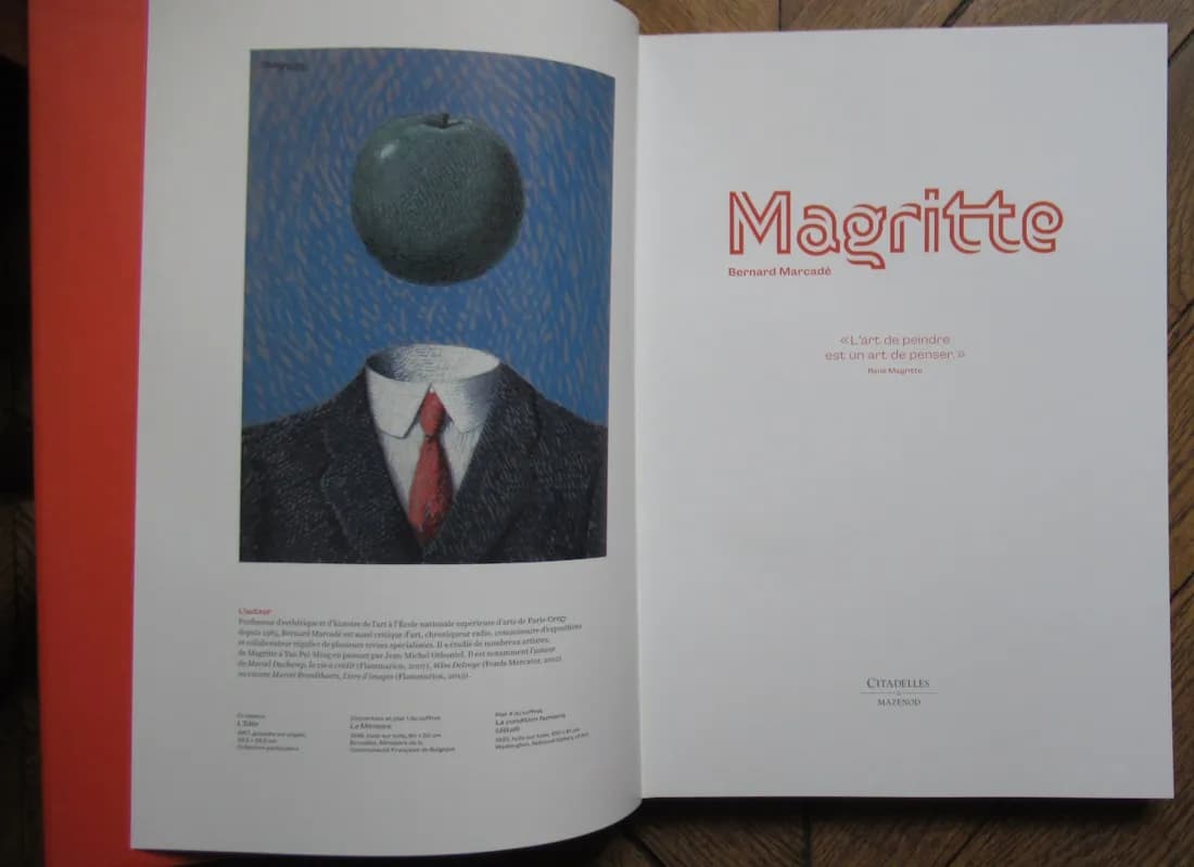Bernard Marcadé. Magritte "L'art de peindre est un art de penser" - Citadelles - Image 5