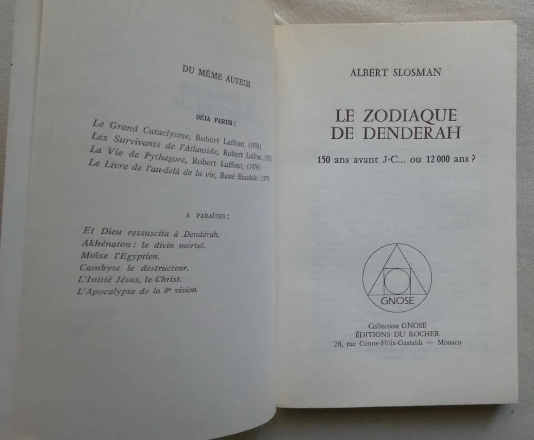 Le Zodiaque de Denderah. Albert SLOSMAN - Image 3