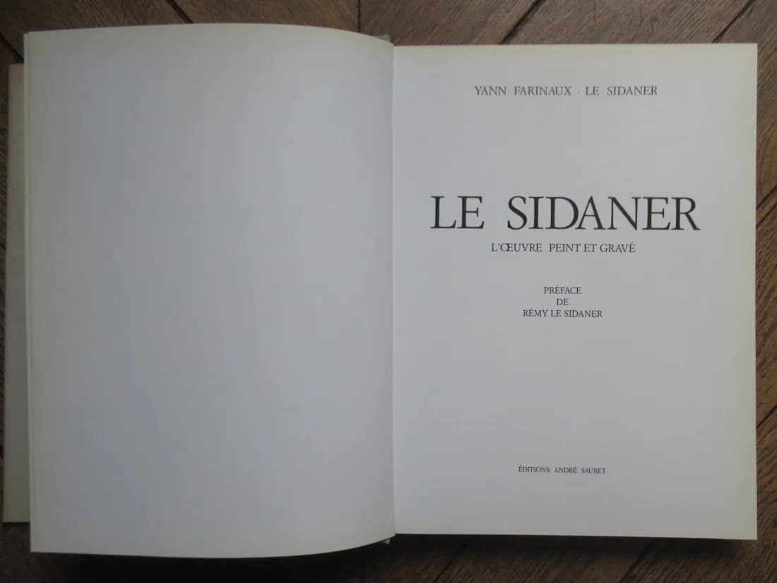 Le Sidaner. L'Oeuvre Peint et Gravé.  Yann Farinaux. SAURET 1989 - Image 3