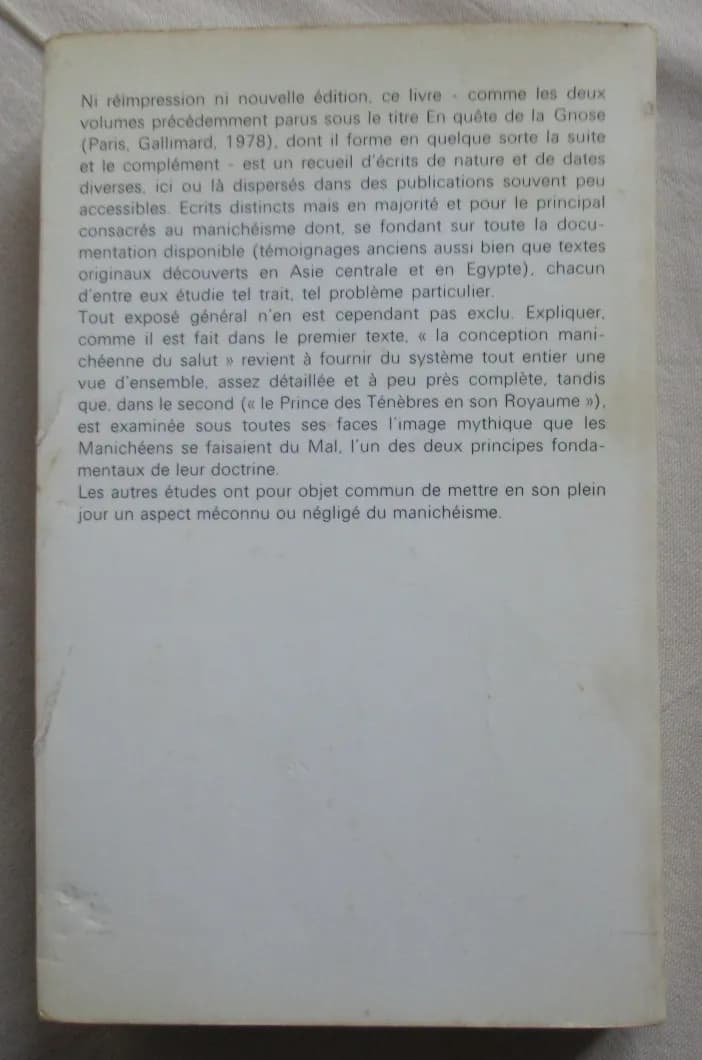 H. Ch. PUECH. Sur le Manichéisme et autres essais - Image 6