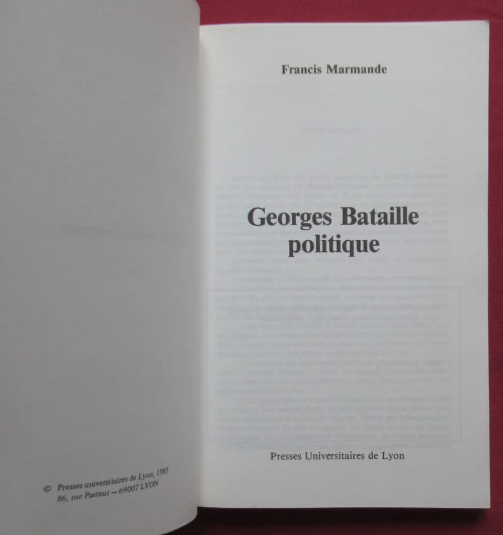 Georges Bataille Politique - Image 3