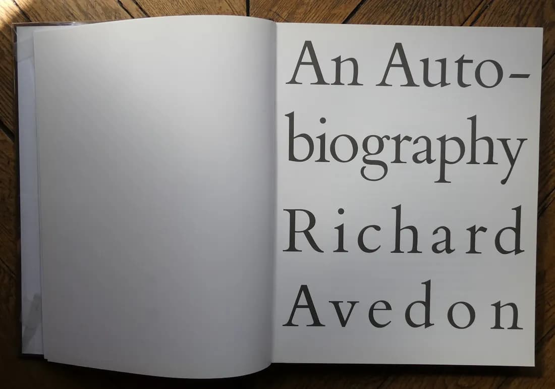 An Autobiography Richard AVEDON 1993 - Image 3