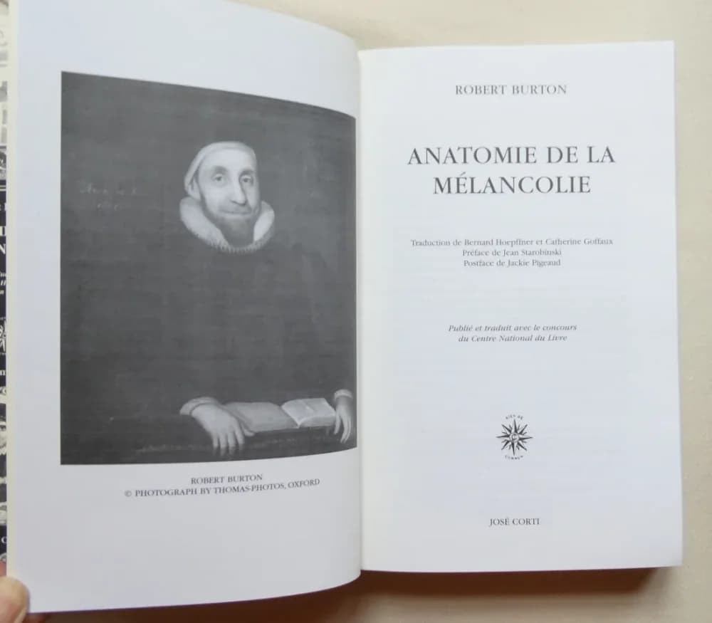 Anatomie de la Mélancolie. Robert BURTON. 3 VOL. - Image 5