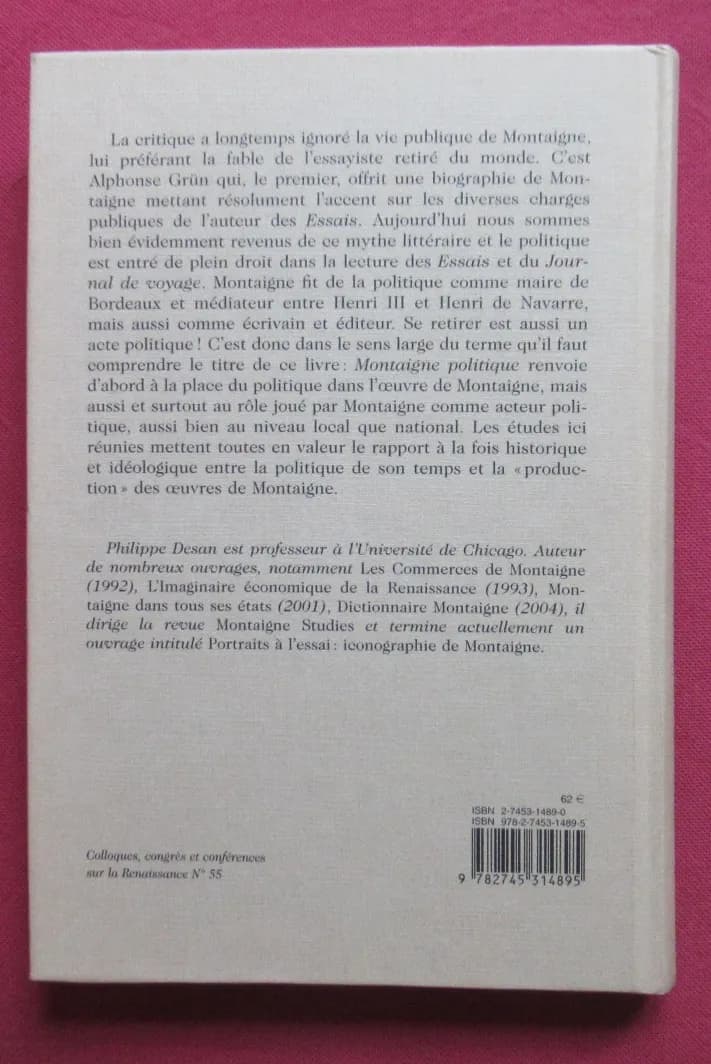 Montaigne Politique. Philippe DESAN - Image 4