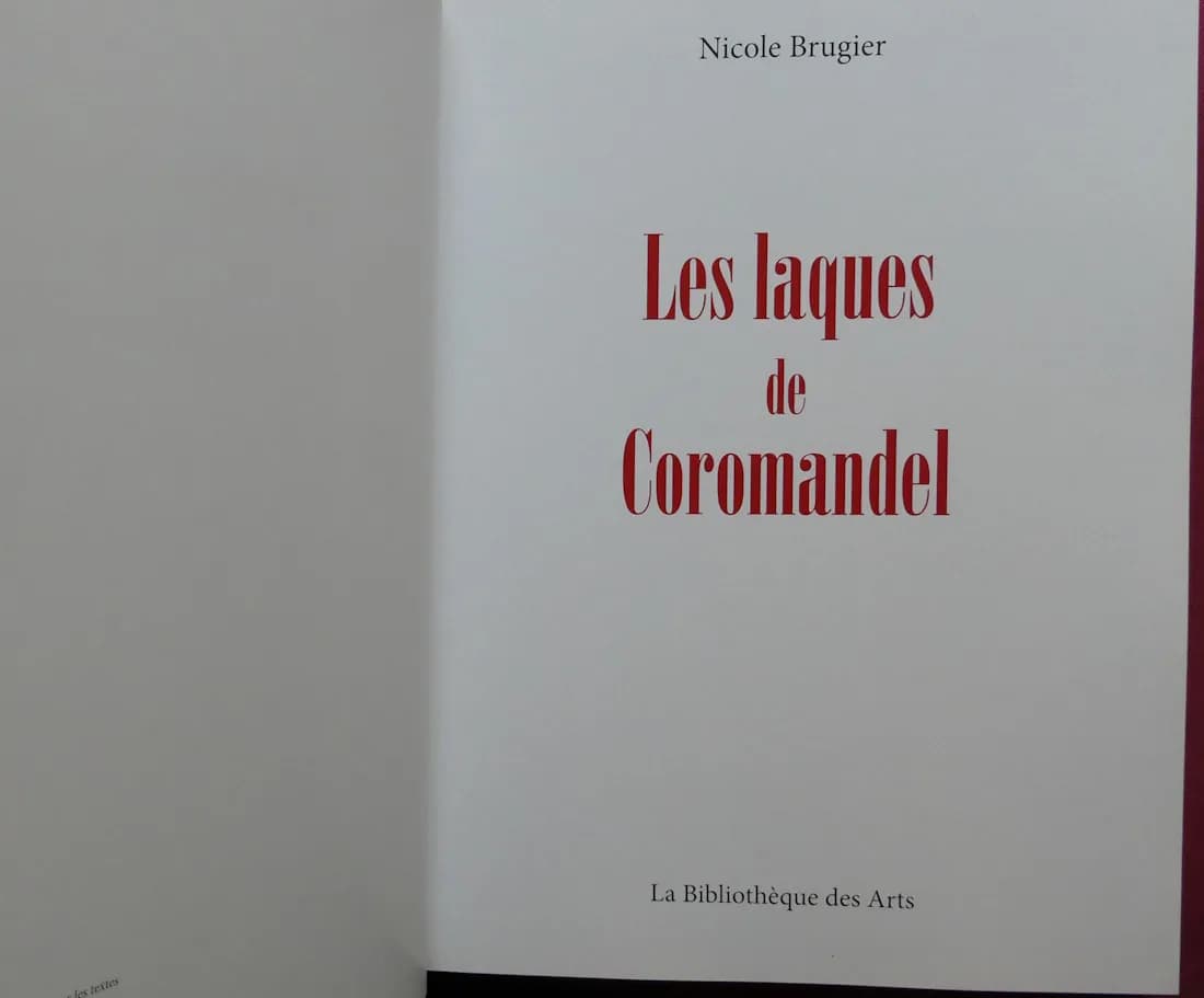 Les Laques de Coromandel. Nicole BRUGIER - Image 4
