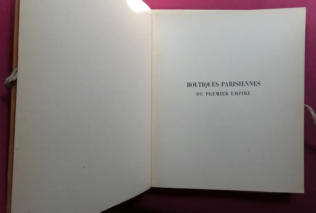 Boutiques Parisiennes du Premier Empire. H. LEFUEL - Image 5