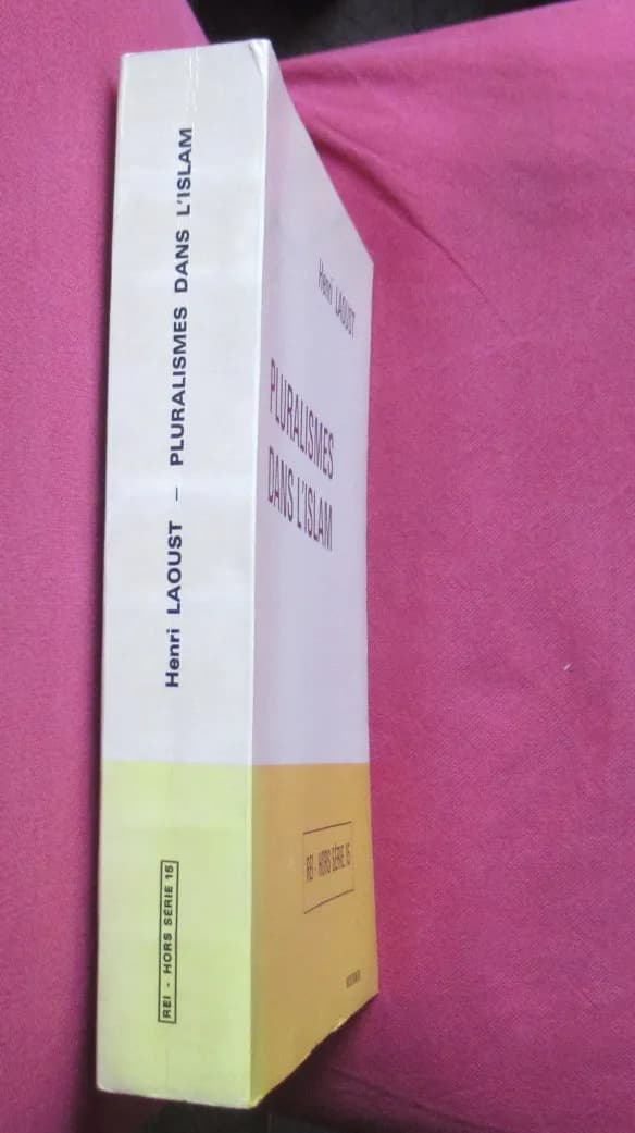 Pluralismes dans l'Islam. Henri LAOUST (Hors Série 15) - Image 2