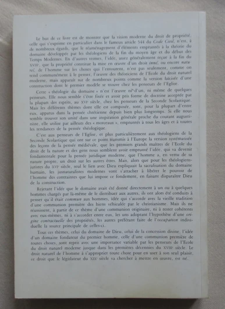 M. Fr RENOUX ZAGAME. Origines Théologiques du Concept Moderne de Propriété - Image 7