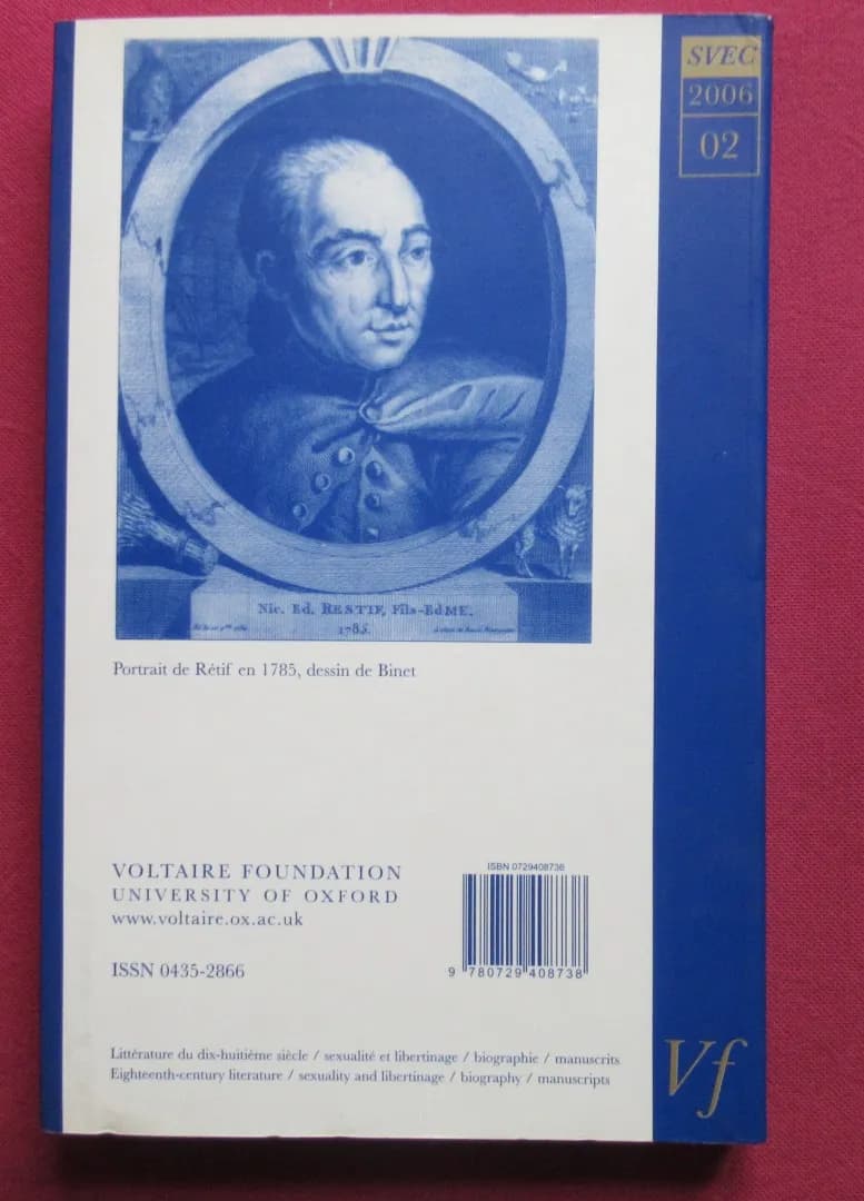 Pierre BOURGUET. Rétif de la Bretonne Les Revies - Image 7