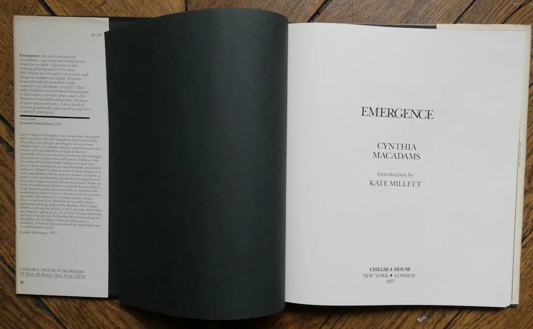 EMERGENCE Cynthia MACADAMS 1977 - Image 3