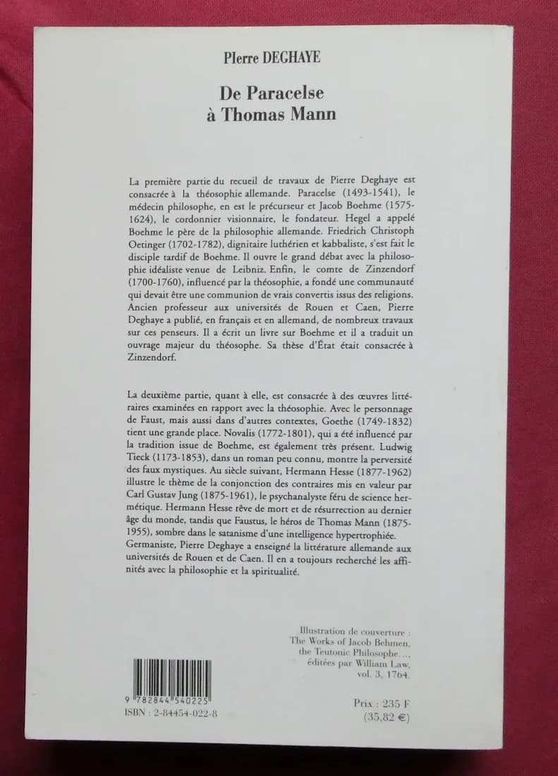 De Paracelse à Thomas Mann. Avatars de l'Hermétisme Allemand - Image 6